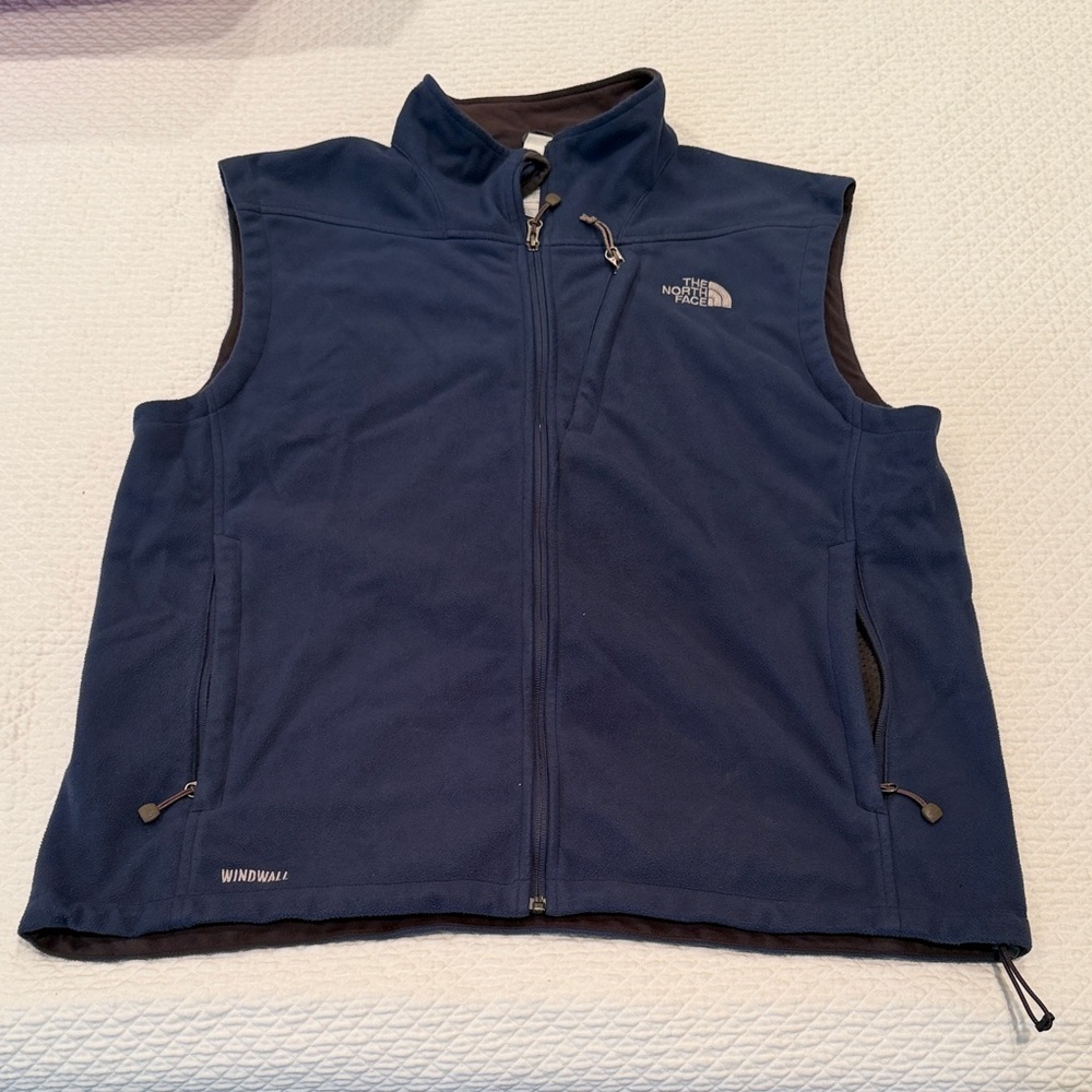 The North Face Navy WindWall Fleece Vest